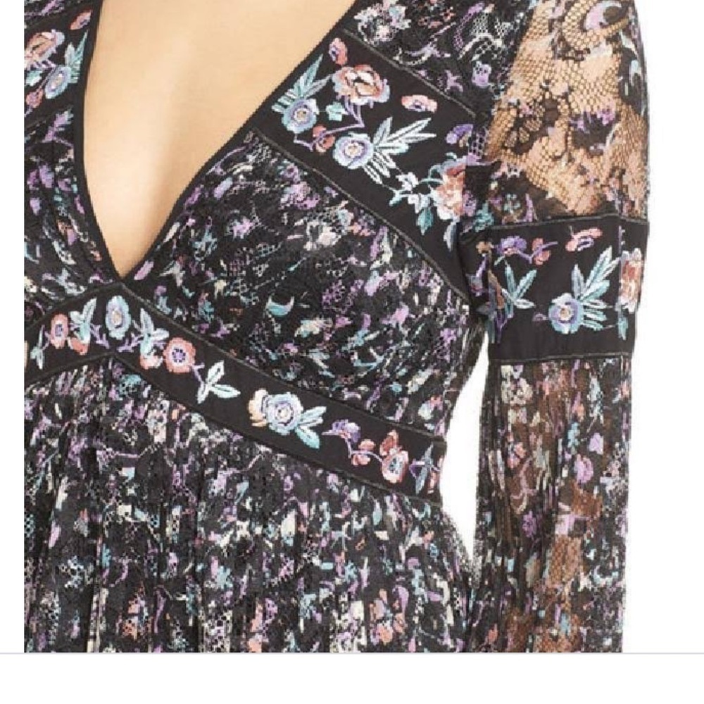 Free People Dresses Cherry Blossom Embroidered Dress - Picture 12 of 13